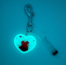 Load image into Gallery viewer, Nurse lab heart keychain ❤️‍🩹
