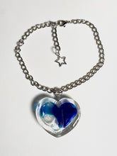 Load image into Gallery viewer, Blue lab heart choker
